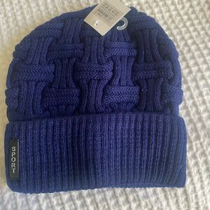 Sporto Navy Blue Knit Beanie